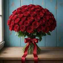 Букет Красные розы Блэк Меджик в Намцах