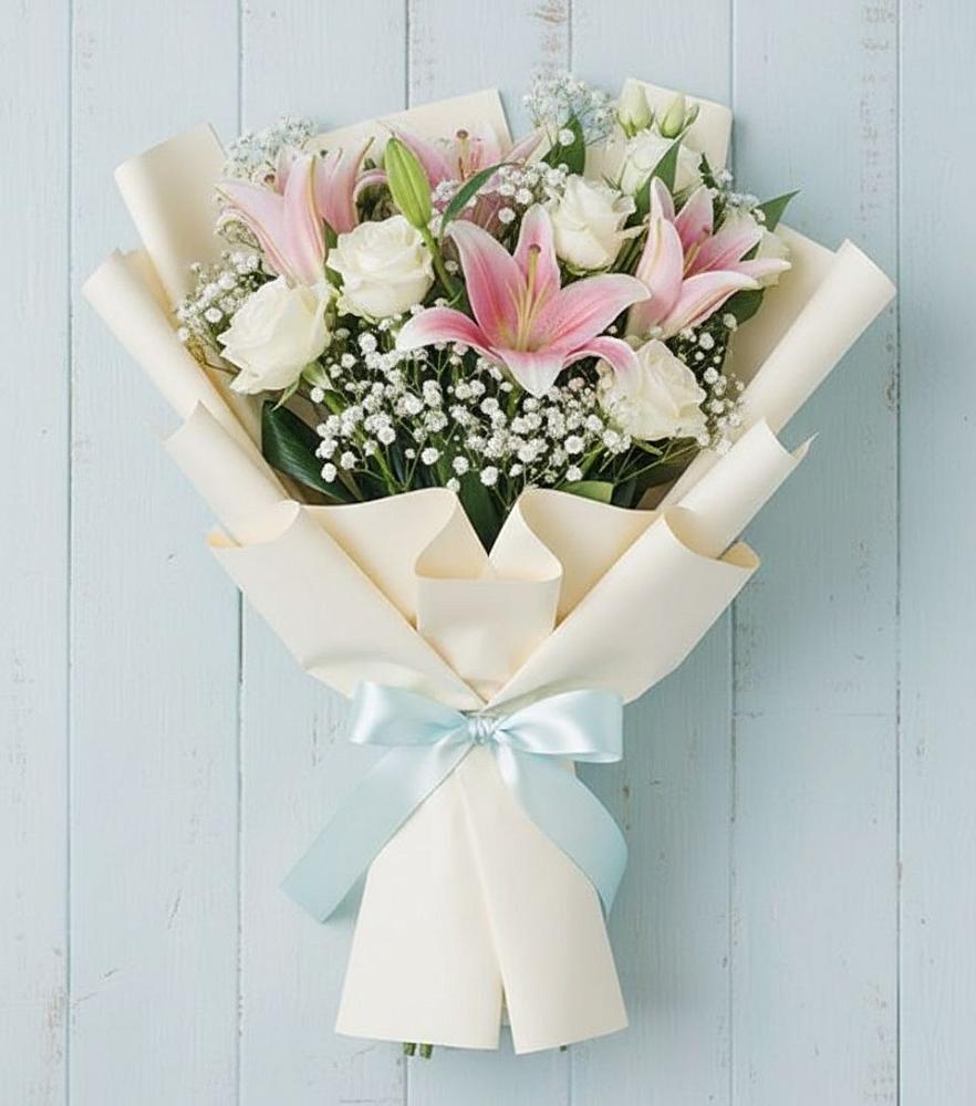 Букет цветов из: Лилии в Намцах