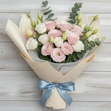 Букет цветов из:  Лизиантусы в Намцах