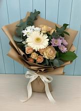 Букет цветов из:  Герберы и Хризантемы в Намцах