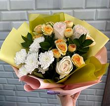 Букет цветов из:  Розы и Хризантемы #REPLACE_PRED# Намцах