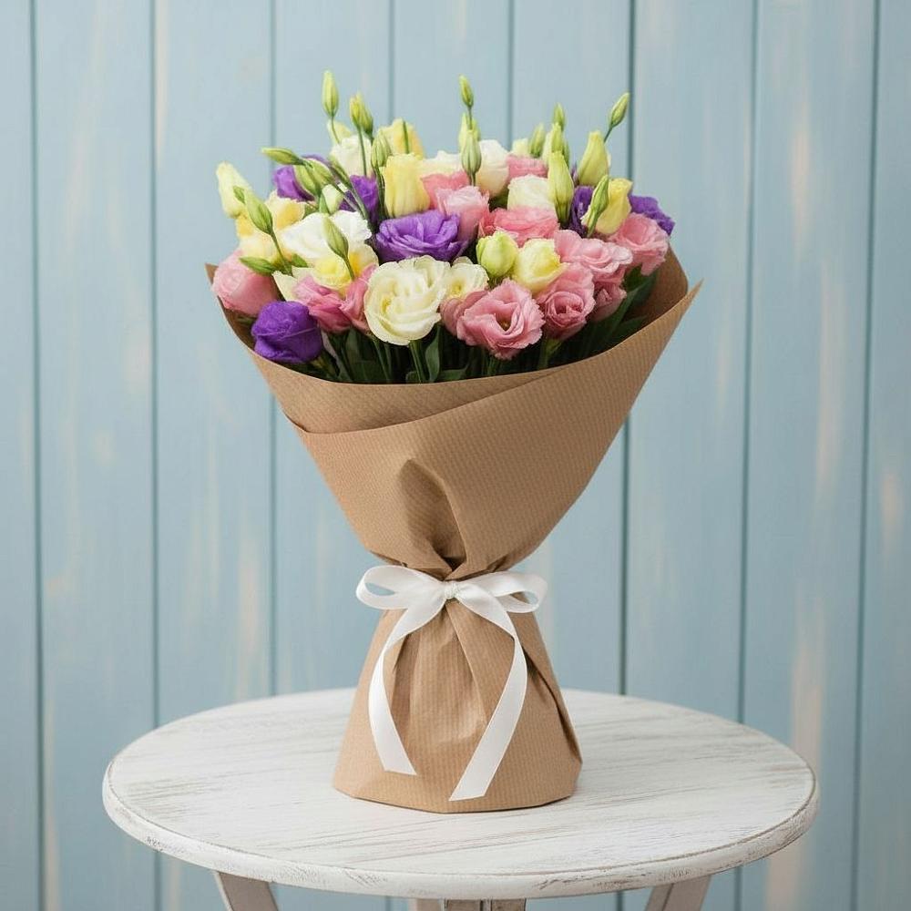 Букет цветов из: Лизиантусы в Намцах