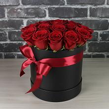 Цветочная композиция из Розы в шляпной коробке в Намцах