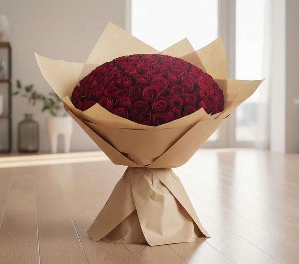 Букет 101 Красная роза в Намцах