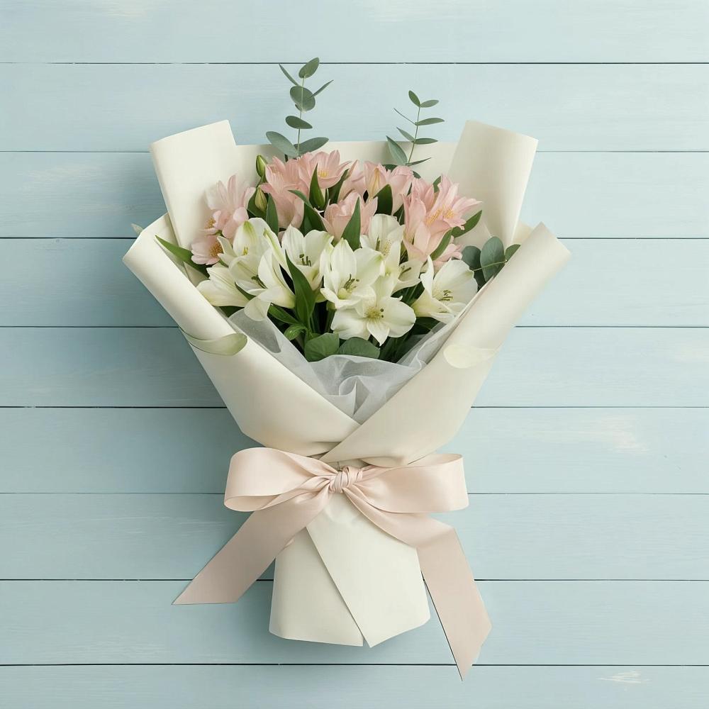 Букет цветов из: Альстромерии в Намцах