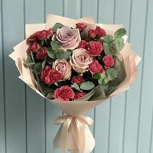 Букет цветов из:  Гвоздики и Розы #REPLACE_PRED# Намцах