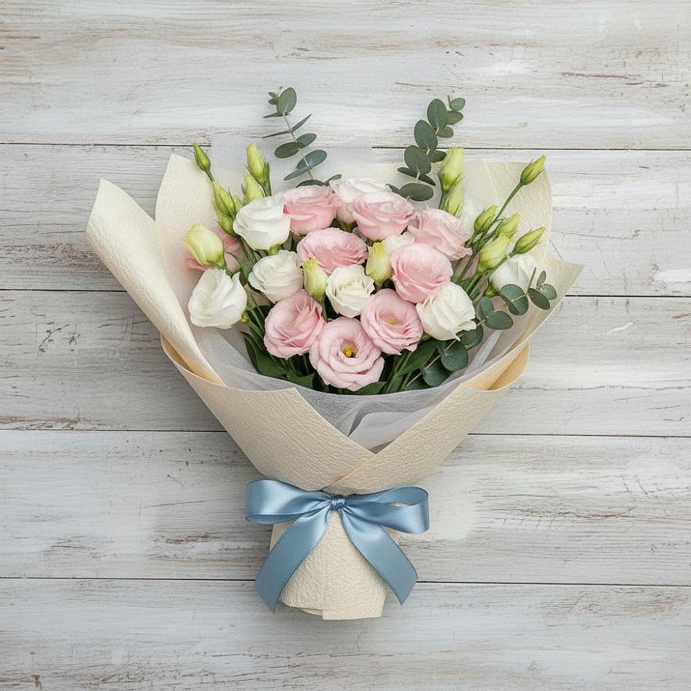 Букет цветов из: Лизиантусы в Намцах